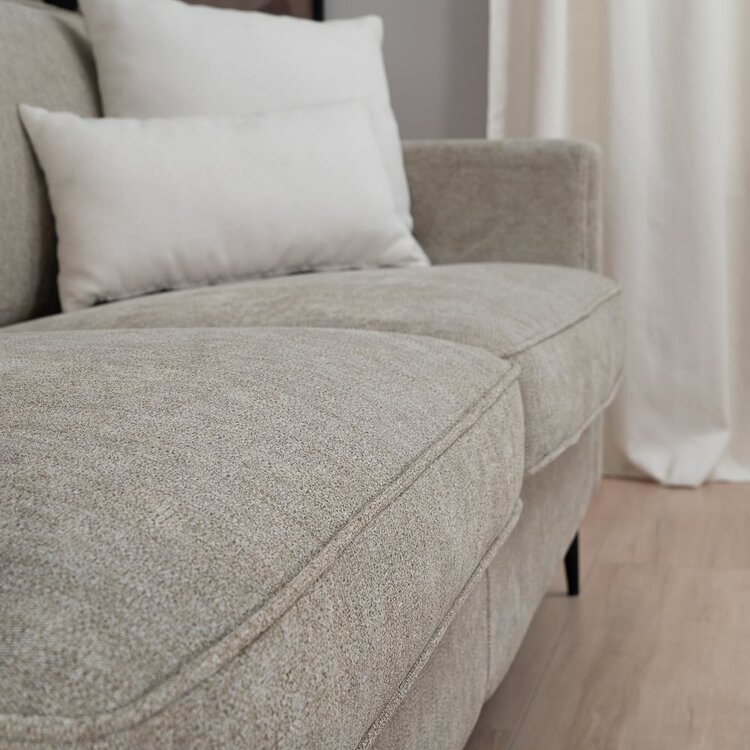 Canapé scandinave 3 places Orlando taupe