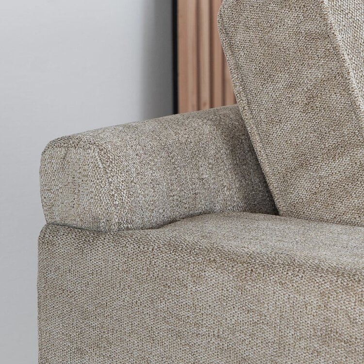 Canapé scandinave 3 places Orlando taupe