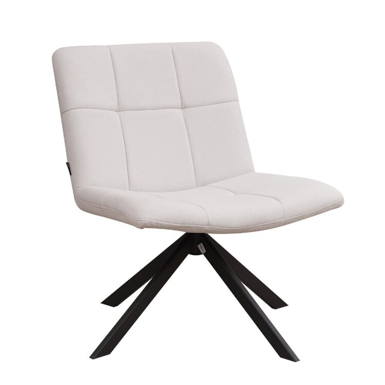Fauteuil scandinave Eevi beige tissu recyclé