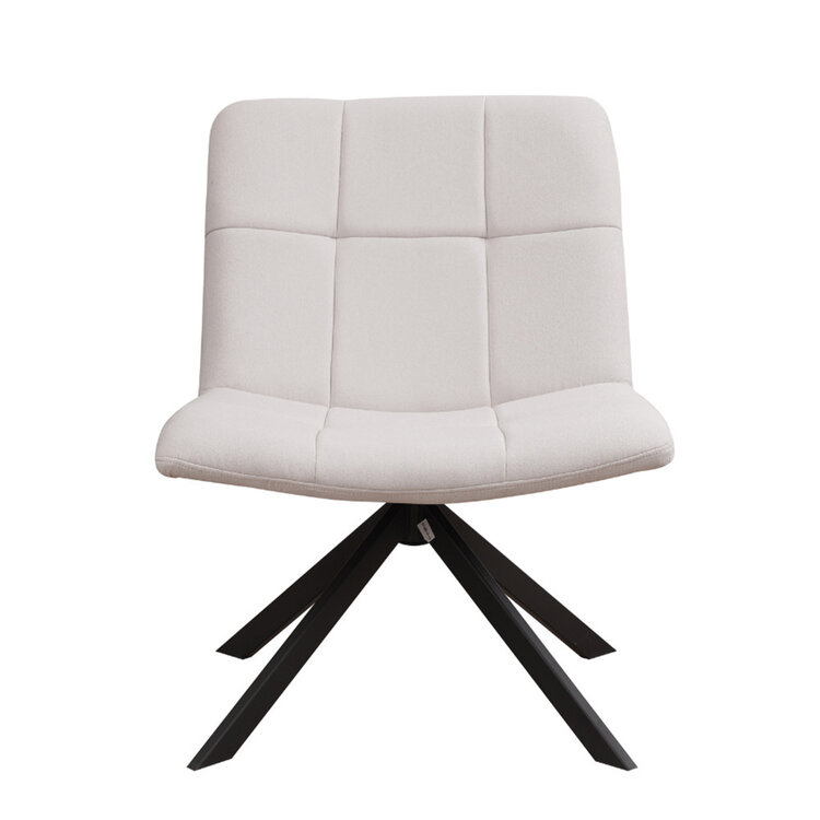 Fauteuil scandinave Eevi beige tissu recyclé