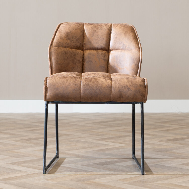 Chaise de salle à manger Abel cognac