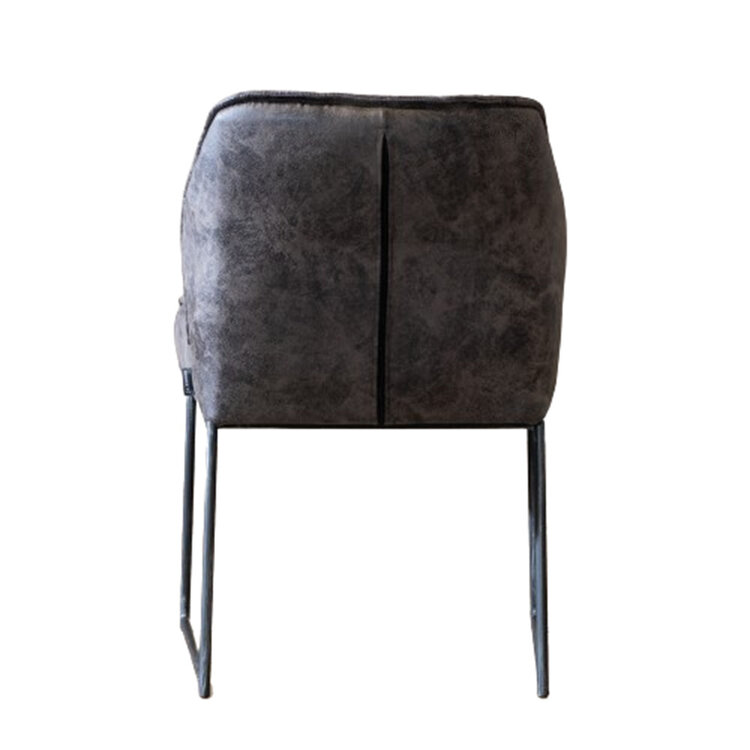 Chaise de salle à manger Abel anthracite