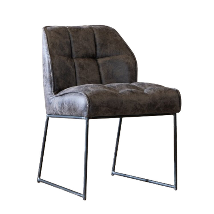 Chaise de salle à manger Abel anthracite