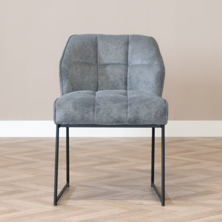 Chaise de salle à manger scandinave Jelle anthracite