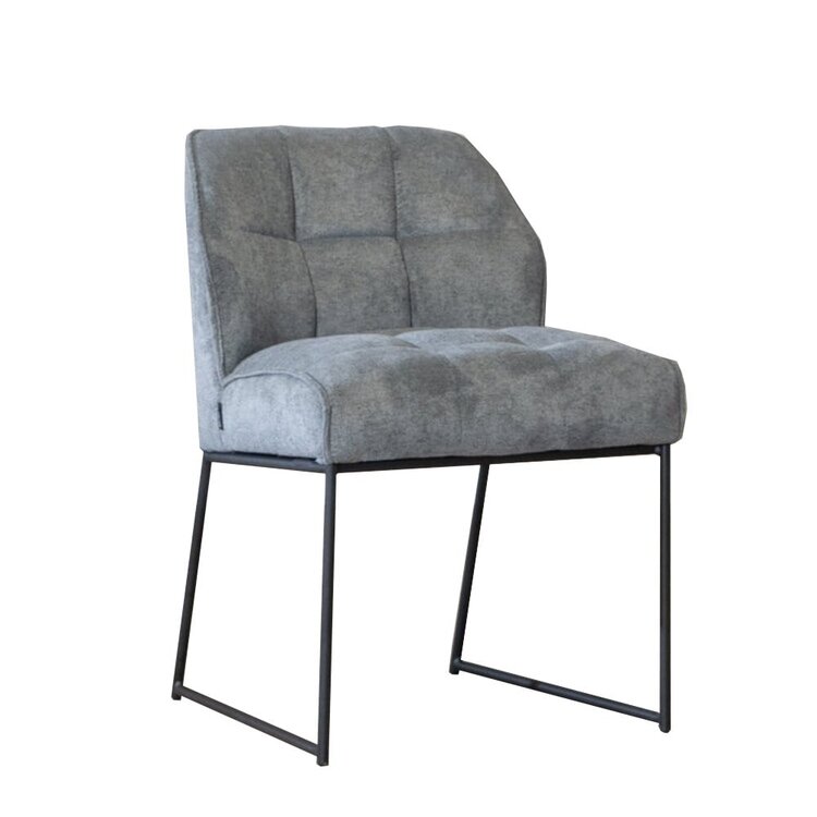 Chaise de salle à manger scandinave Jelle anthracite