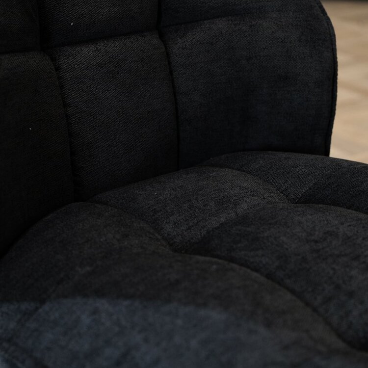 Chaise de salle à manger scandinave Jelle noir