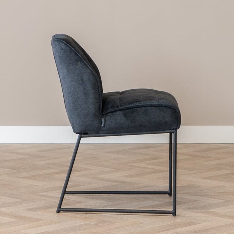 Chaise de salle à manger scandinave Jelle noir