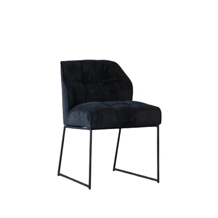 Chaise de salle à manger scandinave Jelle noir