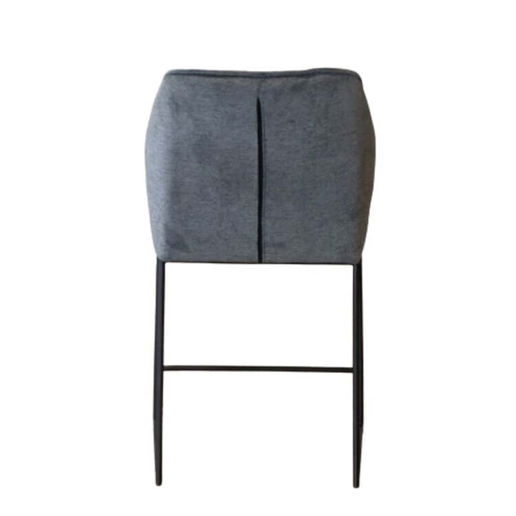 Tabouret de bar scandinave Jelle anthracite 70 cm