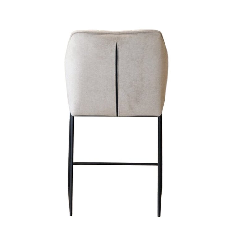 Tabouret de bar scandinave Jelle taupe 70 cm
