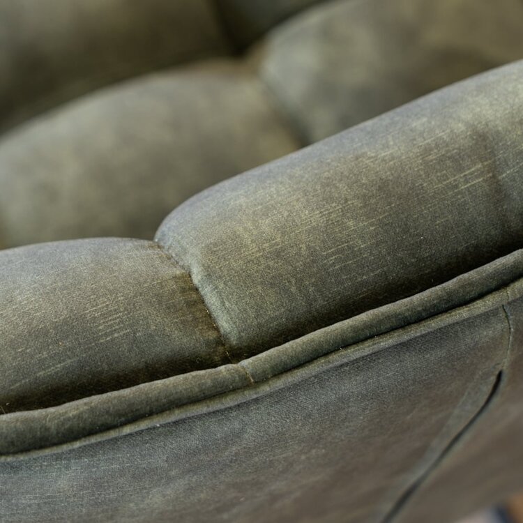 Banc de salle à manger en velours Janna 185 cm vert foncé