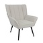 Fauteuil City tissu lin taupe
