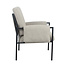 Fauteuil Urban tissu lin taupe