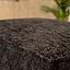 Pouf Memphis tissu chenille noir