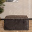 Pouf Memphis velours anthracite