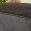 Pouf Scandinave Memphis tissu mélangé noir