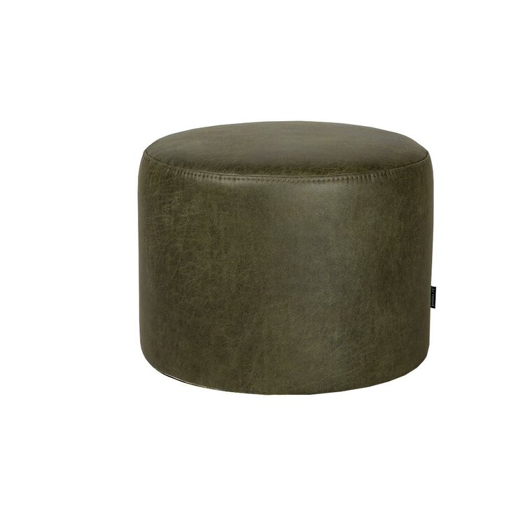 Pouf éco-cuir Kyla vert