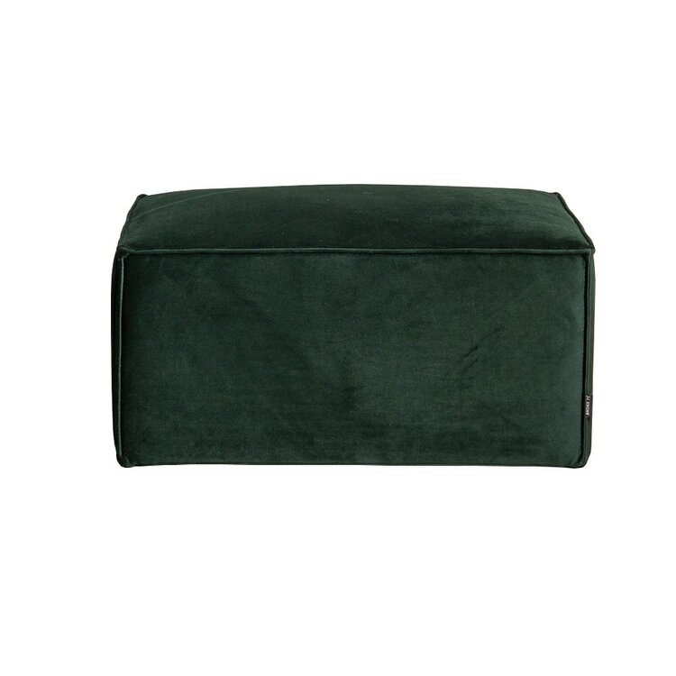 Pouf Memphis velours vert