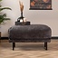 Hocker Denver velours anthracite