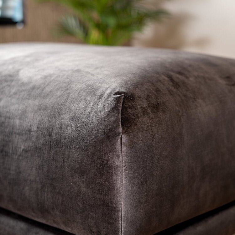 Hocker Denver velours anthracite