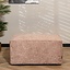 Pouf Memphis tissu chenille rose