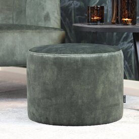 Pouf velours Beau vert