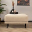 Hocker Denver velours beige