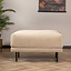Hocker Denver velours beige