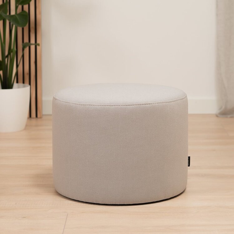 Pouf Scandinave Hilda gris