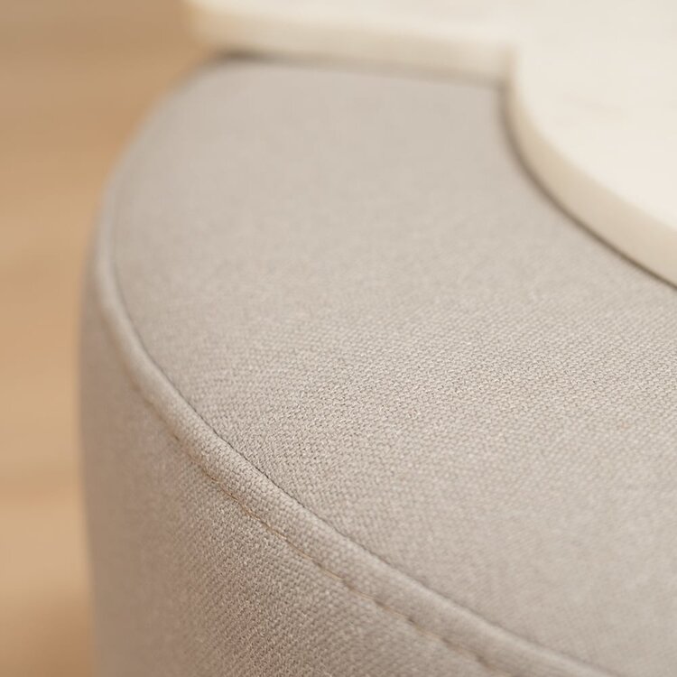 Pouf Scandinave Hilda gris