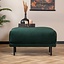 Hocker Denver velours vert