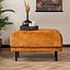 Hocker Denver velours cognac