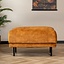 Hocker Denver velours cognac