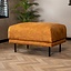 Hocker Denver velours cognac