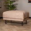 Hocker Denver velours taupe
