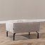 Pouf scandinave Kansas taupe mélange