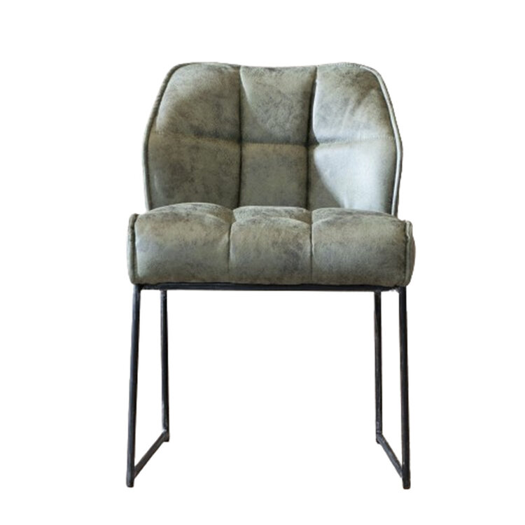 Chaise de salle à manger Abel vert olive