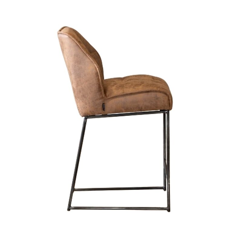 Tabouret de bar Abel cognac 70 cm