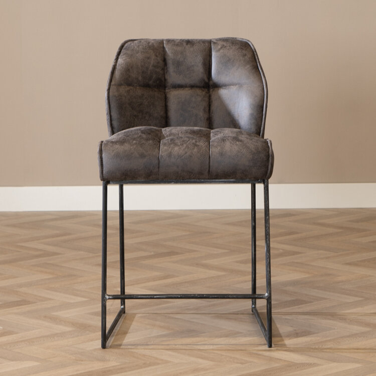 Tabouret de bar Abel anthracite 70 cm