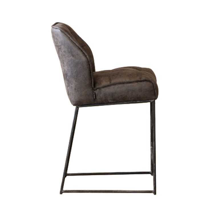 Tabouret de bar Abel anthracite 70 cm