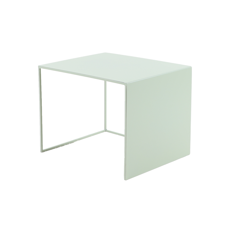 Table d'appoint en métal Bianca vert clair
