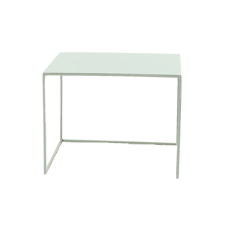 Table d'appoint en métal Bianca vert clair
