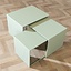 Table d'appoint en métal Bianca vert clair