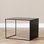 Table d'appoint en métal Gianni noir