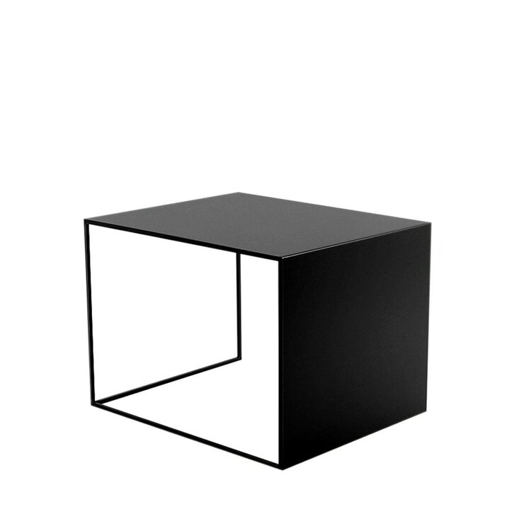 Table d'appoint en métal Gianni noir