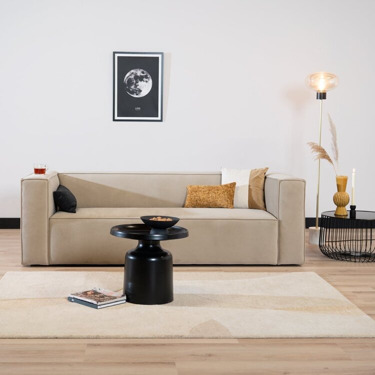 Table basse en métal Donna noir