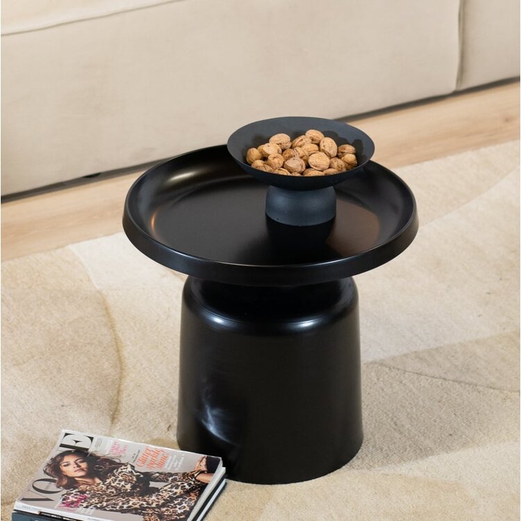 Table basse en métal Donna noir