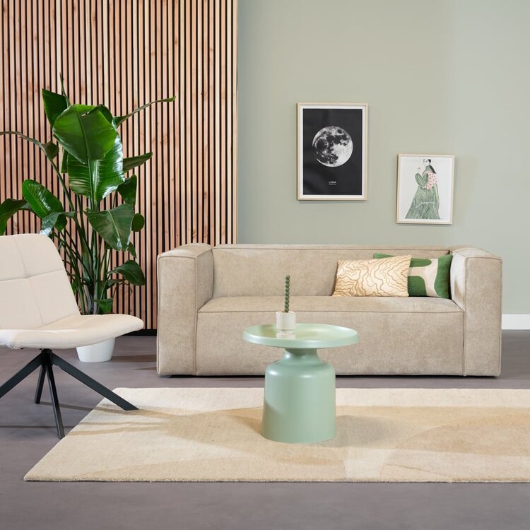 Table basse en métal Donna vert clair