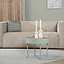 Table basse en métal et bois Zita vert clair