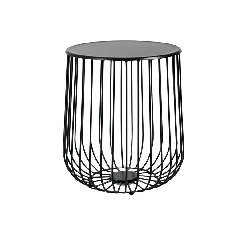 Table basse Tygo en métal noir
